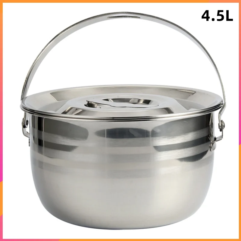 

Thicken Camping Stew Pot 24cm Non-stick Pot Home Kitchen 4.5L Large Capacity Soup Pot Cooking Tools Cookware Kitchen Accessories