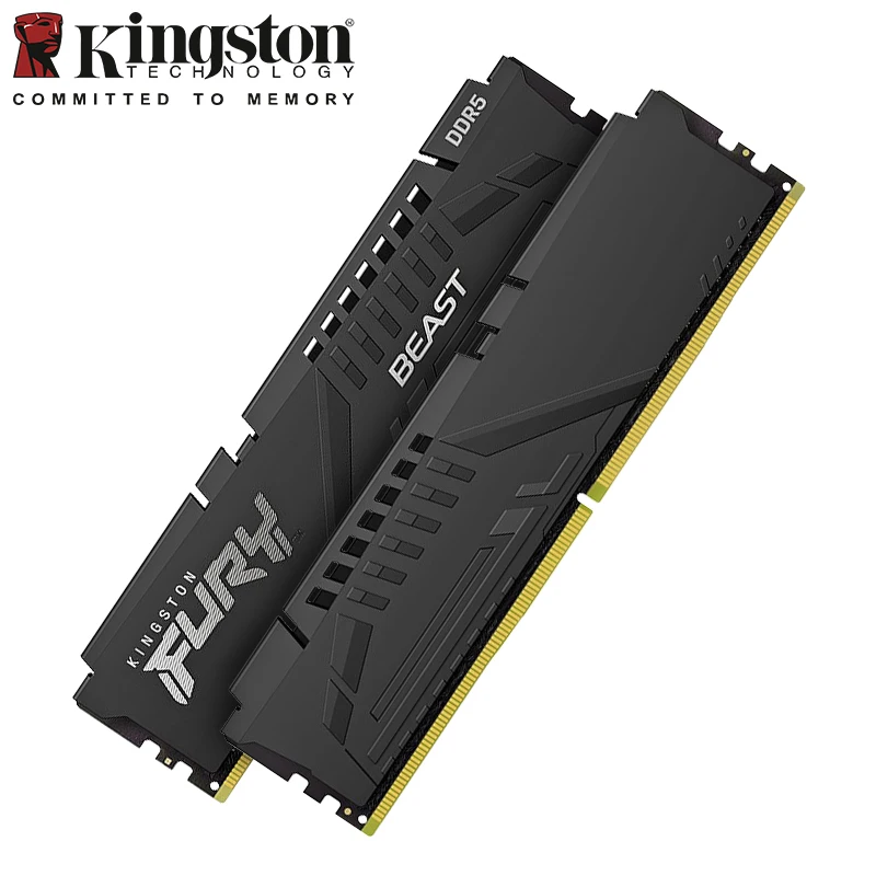 KINGSTON FURY BEAST-Barrette de RAM DDR5 16 Go ou 32 Go, module de mémoire  pour ordinateur de bureau, fréquence d'horloge 6000mhz, amd, carte mère,  288 broches, tension 1.2v - AliExpress