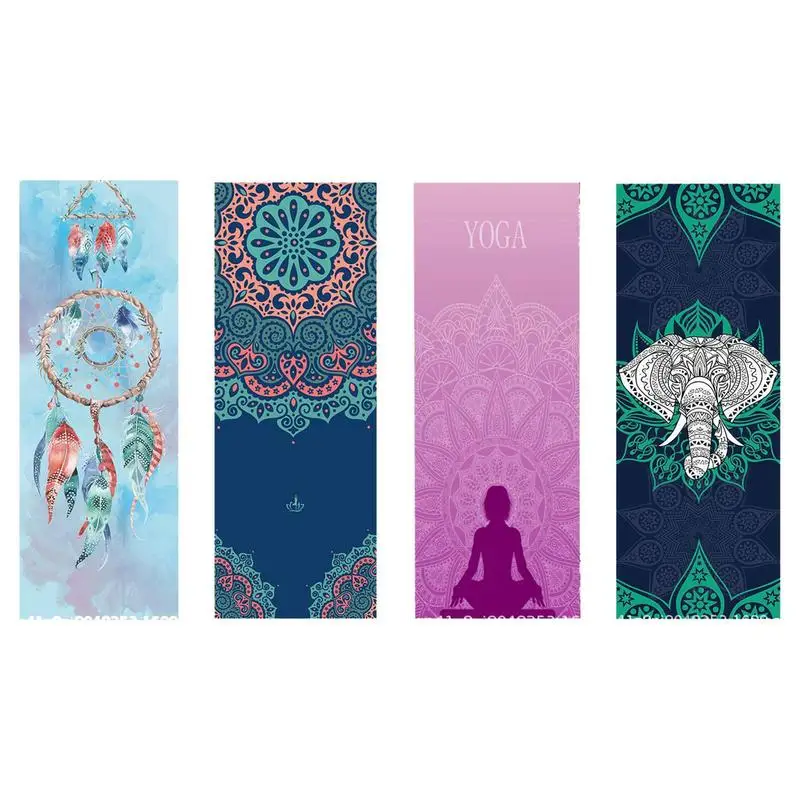 

Yoga Towel Mat Sized Active Dry Non-slip Travel Beach Towel Microfiber Sweat Absorbent BeachEssentials For Hot Yoga Pilates