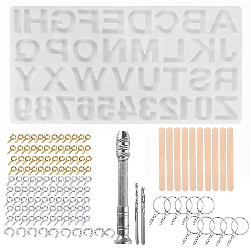 

Силиконовые формы с буквами для изготовления подвесок и брелоков