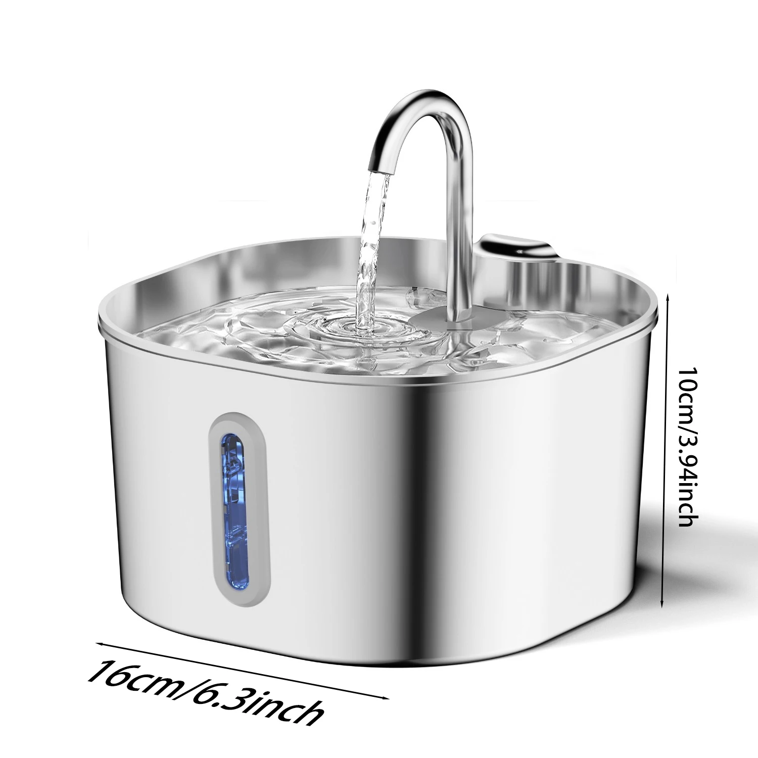 Stainless Steel Pet Water Fountain 3