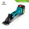 ONEGREEN 6 Speed 13 Teeth Cordless Electric Wool Shears Electric Scissors Sheep Pet Clipper Machine For Makita 18V Battery 4