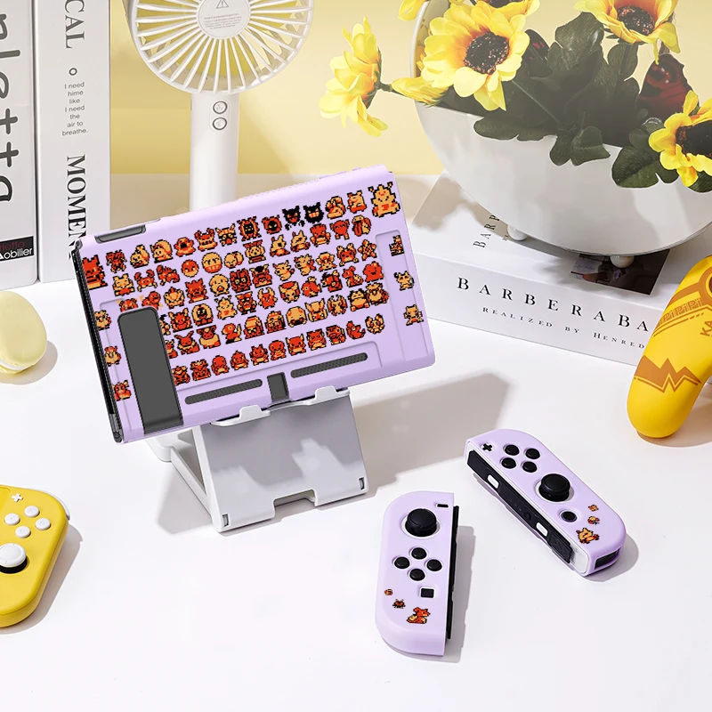 스위치 Oled용 픽셀  보호 케이스, Nintendo 스위치 콘솔용 소프트 TPU 슬림 커버, NS 게임 액세서리