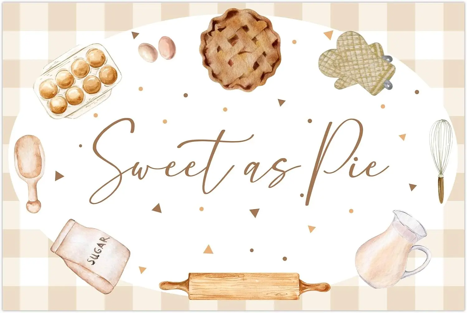 

Sweet as Pie Baby Shower Decor Sweet as Pie Backdrop Banner Photography Background Photo Cutie Pie Baby Shower Party Supplies