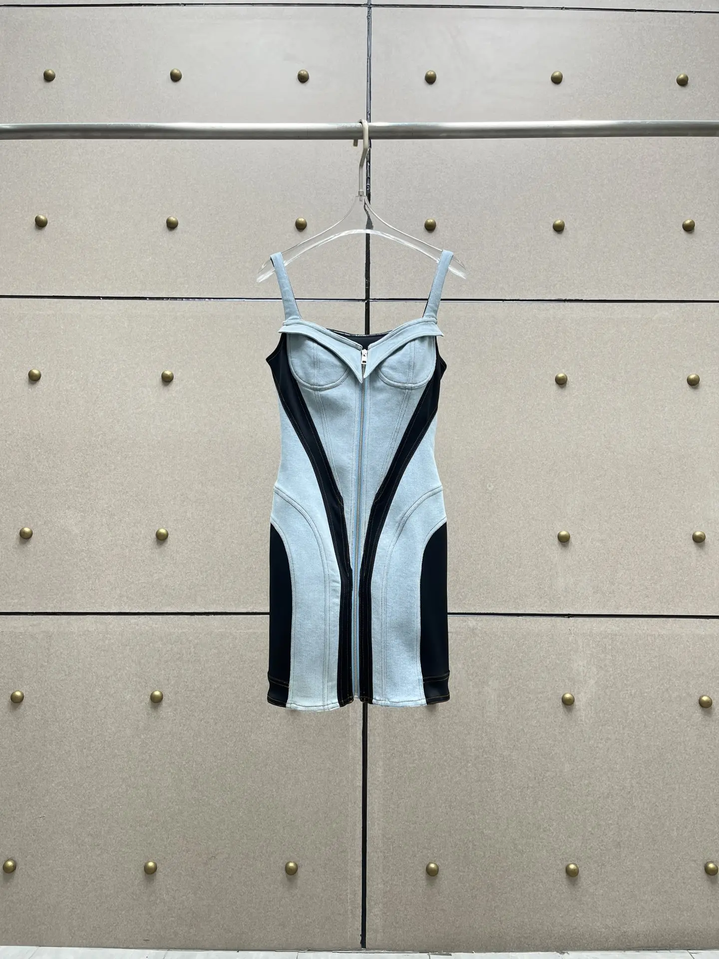 

Wash patchwork line dress9.5
