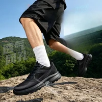 Baskets d'été légères en maille respirante, noires, basses, chaussures de ville légères, chaussures décontractées pour hommes 3