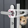 Pet Door Gap Door Holder Pet Supplies Cat Can Freely Enter and Exit The Door Punch-Free Little Dog Bedroom Door Gap Leaving Tool 2