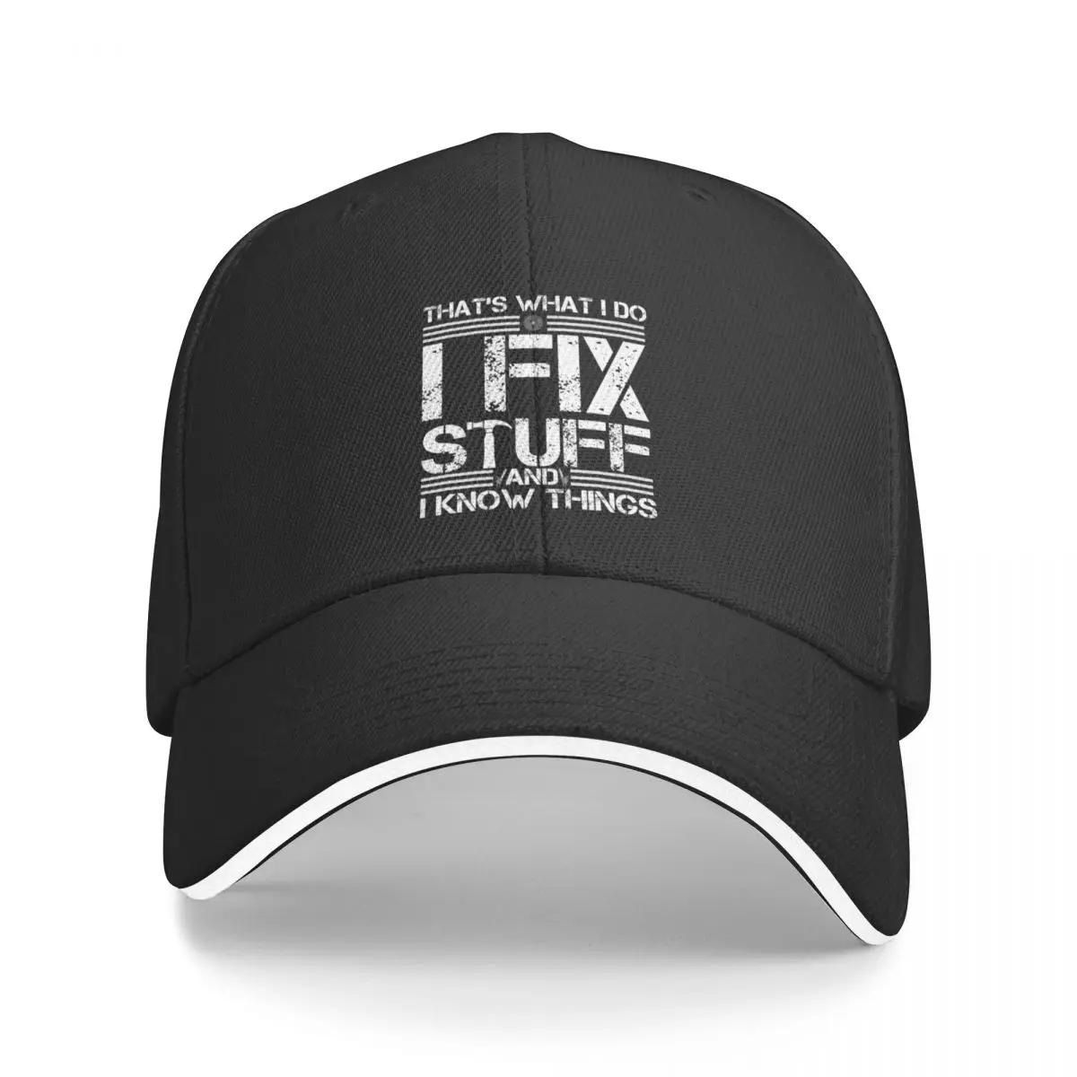 

That's What I Do I Fix Stuff And I Know Things Baseball Cap Anime Hat Man Luxury |-F-| Military Tactical Caps Women Hat Men's