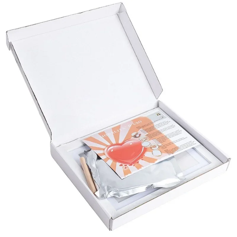 Baby Milestone Decor Gift Newborn Baby Hand Foot Print DIY Photo Frame With Mold Clay Imprint Kit Souvenirs