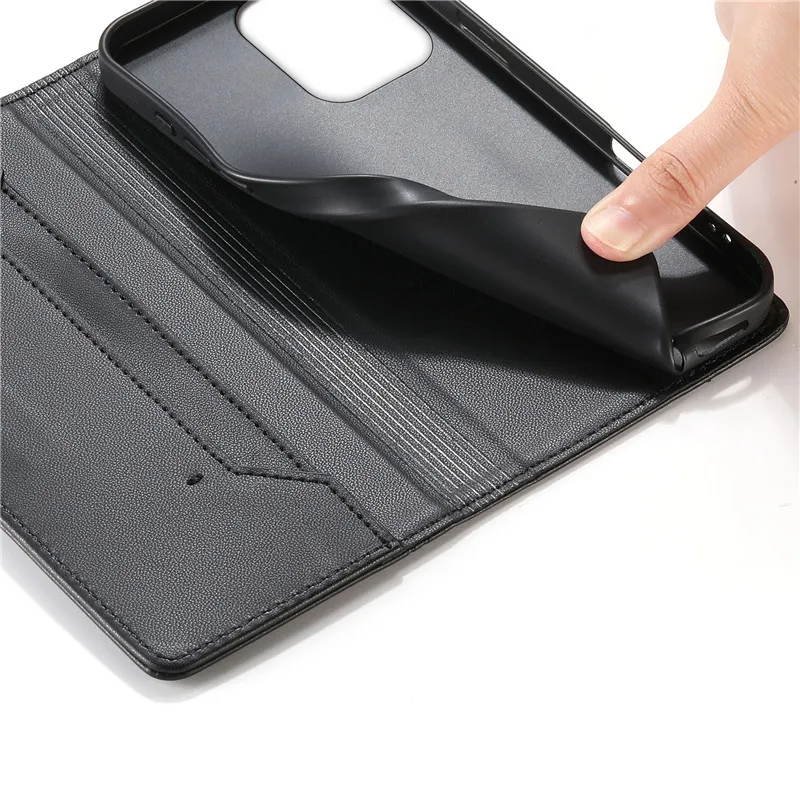 Premium Magnetic Flip Leather Wallet Phone Case Cover