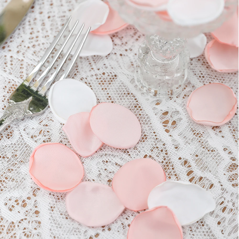 50/100pcs 4cm künstliche Blüten blätter Rose gefälschte Blumen Haupt zimmer Hochzeit Dekoration Valentinstag Geschenks zene DIY Handwerk machen – Detail 2