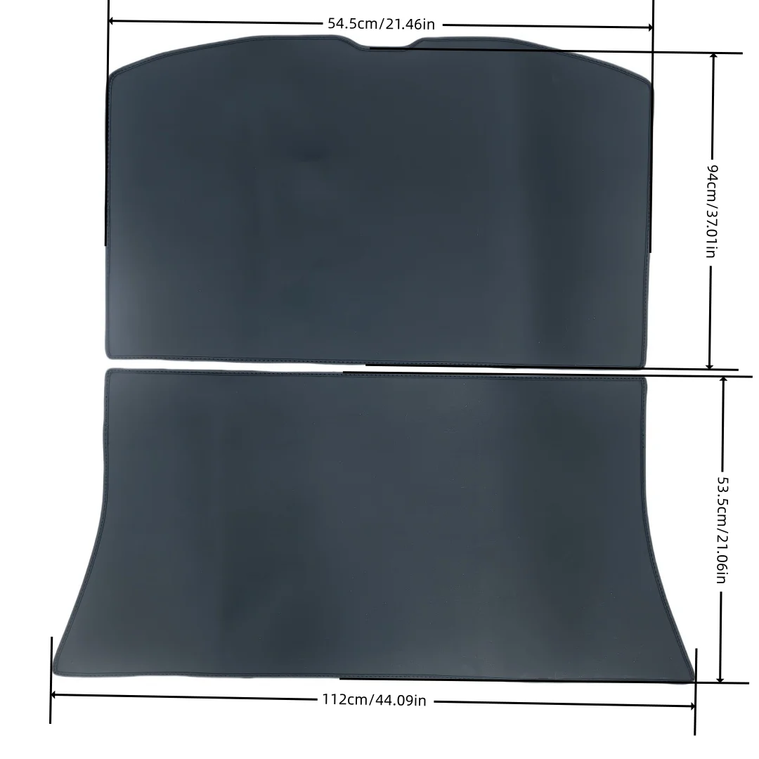 Tappetino per bagagliaio in pelle per Tesla Model Y Juniper 2025 5 posti per bagagliaio per auto, copertura protettiva per vano bagagli - immagine 3