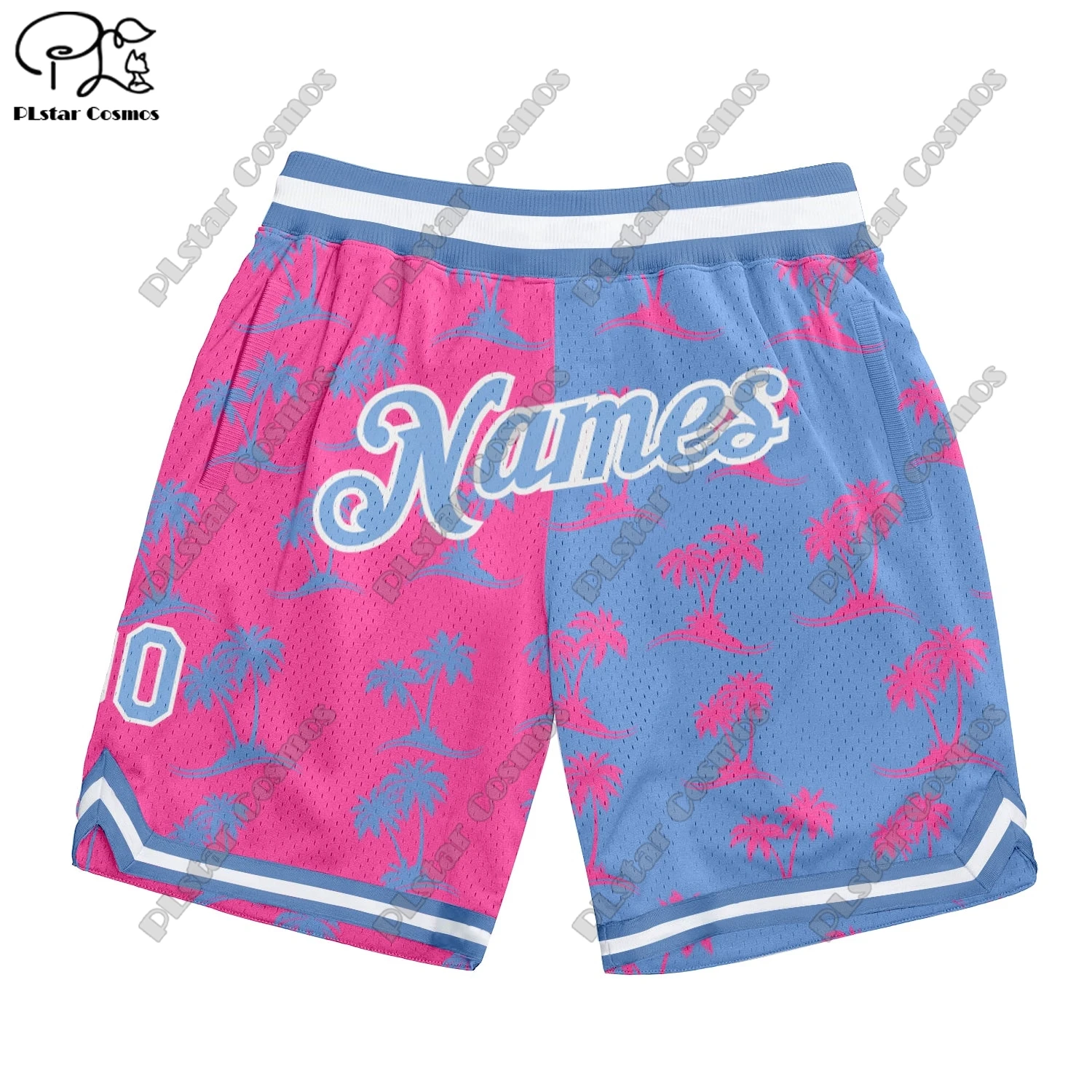 PLstar Cosmos 3D printing 2023 new CUSTOM GRAFFITI custom name fashion summer men's basketball shorts casual sports series 1 6