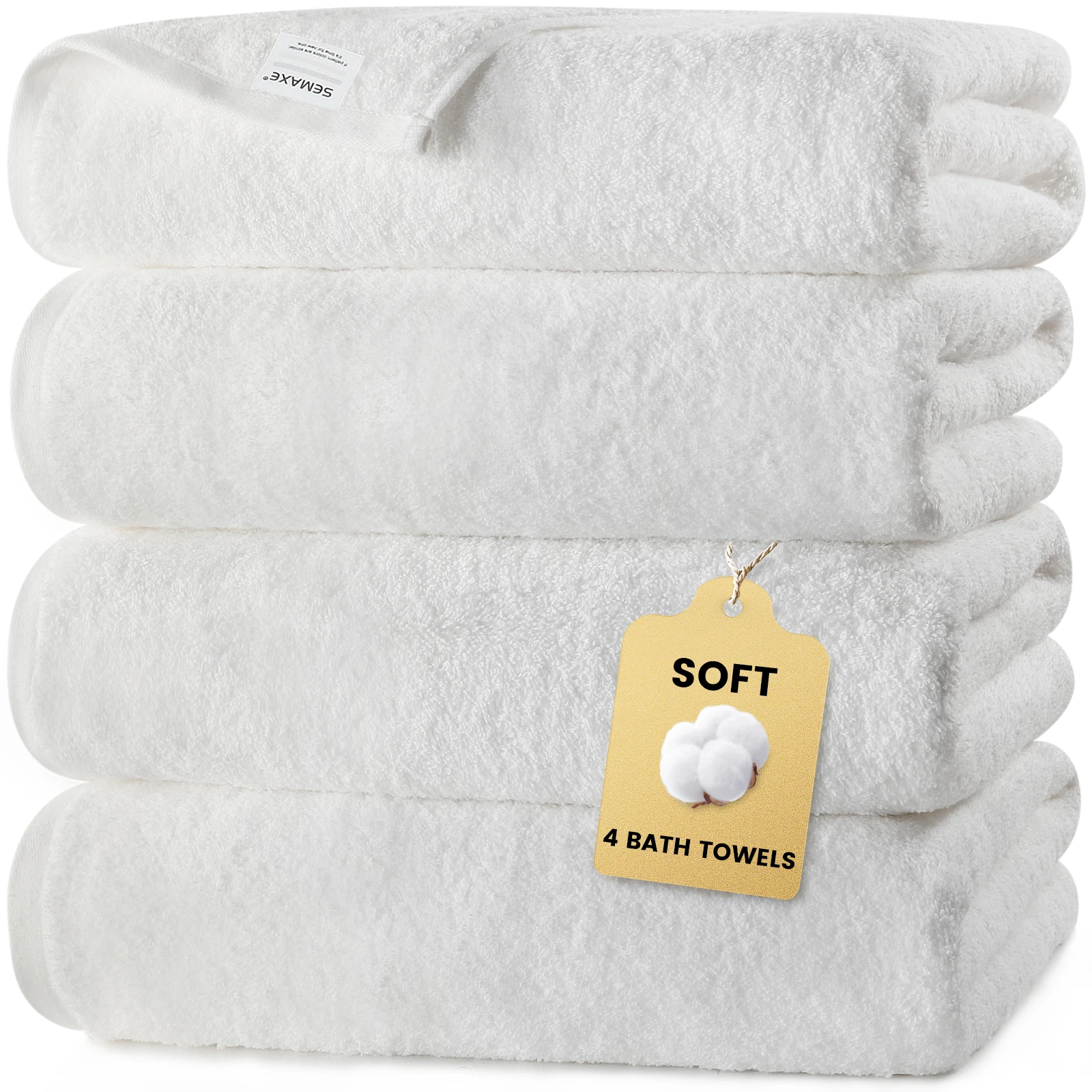 Set di asciugamani da bagno da 18 pezzi, super morbidi, con