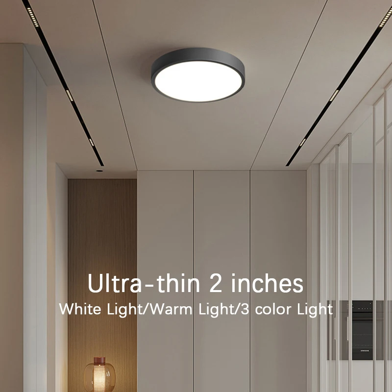 

Ultrathin LED Ceiling Lights Modern Ceiling Lamp Neutral/Cold/Warm White Remote Control Led Ceiling Light For Bedroom Livingroom
