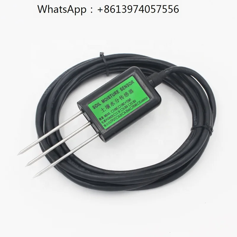 

Soil Humidity Sensor Temperature Soil Electrical Conductivity Sensor Meter - Output Soil Moisture EC SENSOR RS485 4-20ma 0-5V