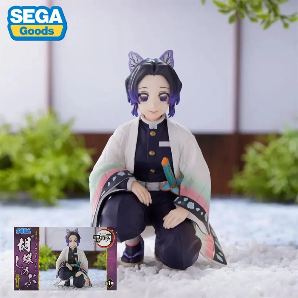 

In Stock Original Sega Demon Slayer Kochou Shinobu Pvc 10Cm Anime Figures Collectible Model Toy Ornaments Dolls Festival Gift