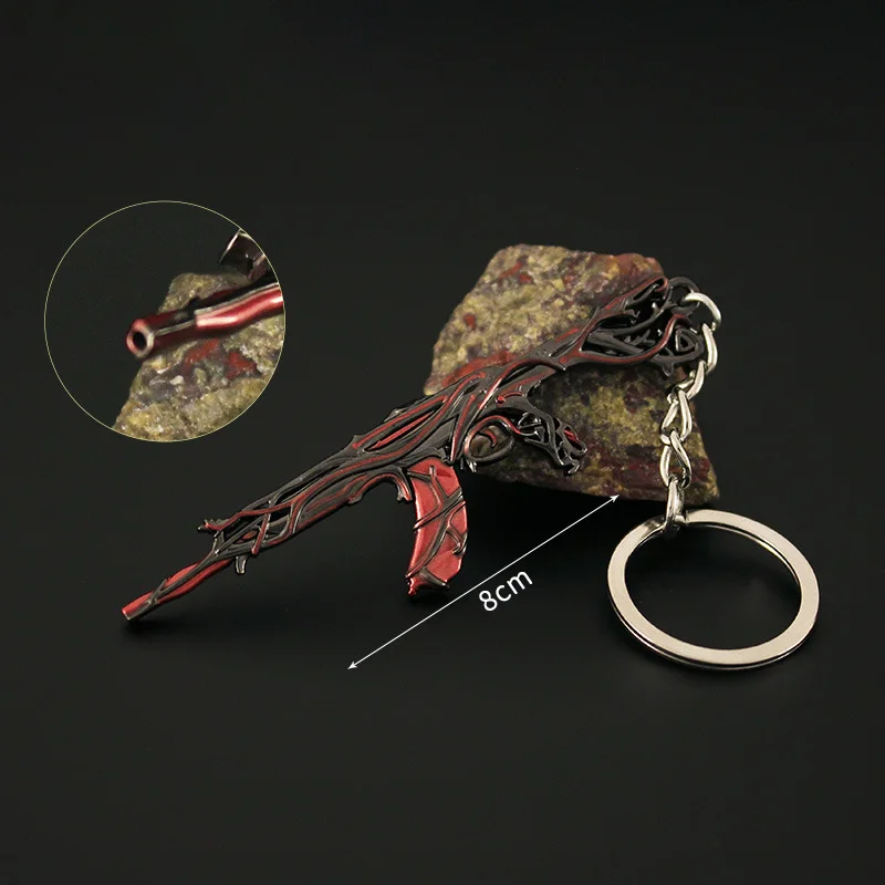 thumbnail image 1 of Juego de llaveros de la serie Valorant Gaias Vengeance, modelo de metal periférico de juego Vandal, accesorios colgantes, llaveros, regalos, juguetes para niños, 1 of 5