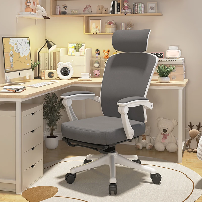 Swivel Study Gaming Chair Modern Mobile Lazy Home Bench Comfort Office Chair Ergonomic Sillas De Oficina Postmodern Furnitur 2023 new 4000mah three gears hanging neck small fan turbine usb lazy home outdoor camping mini portable hanging neck cooling fan