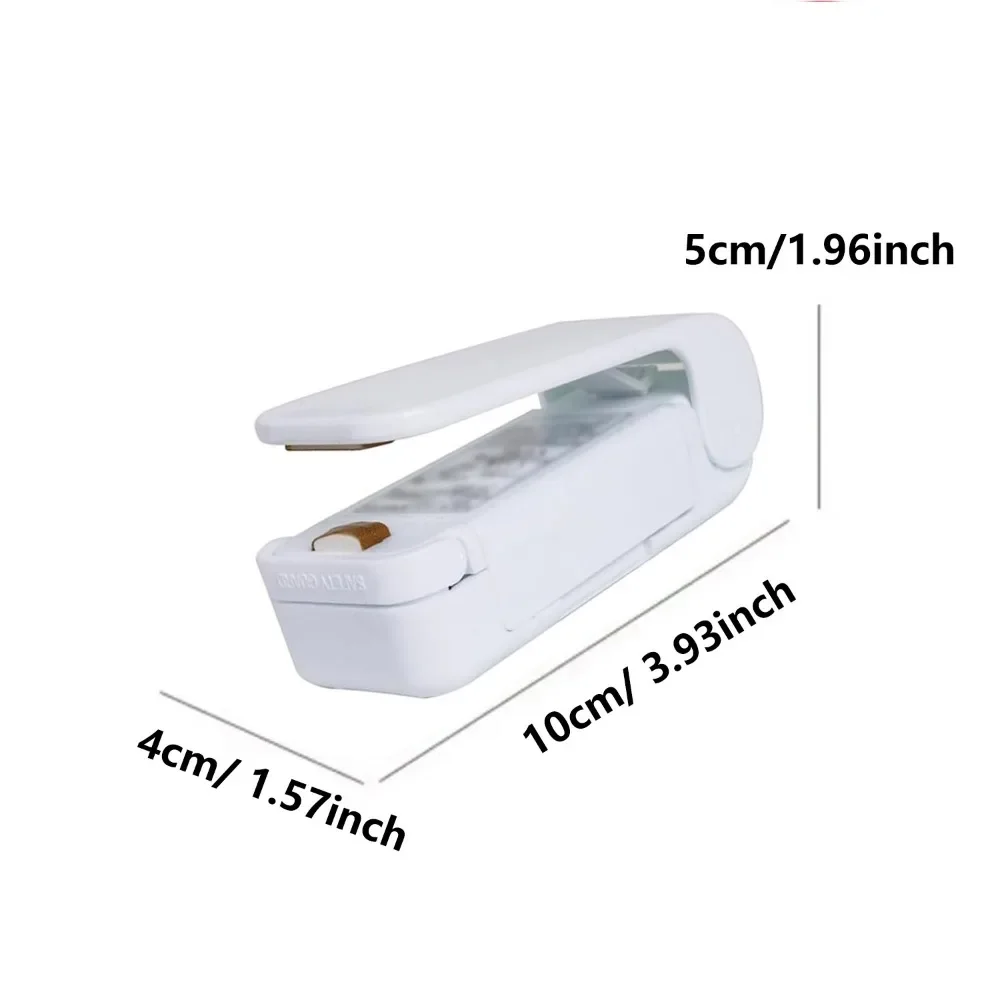 White Mini Heat Bag Sealing Machine Handheld
