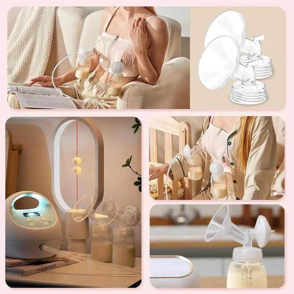Flanges Compatible with Spectra S2/S1/9 Plus Ameda MYA Motif Luna Cimilre Breast pumps ,Flanges/Shields Replacement Parts