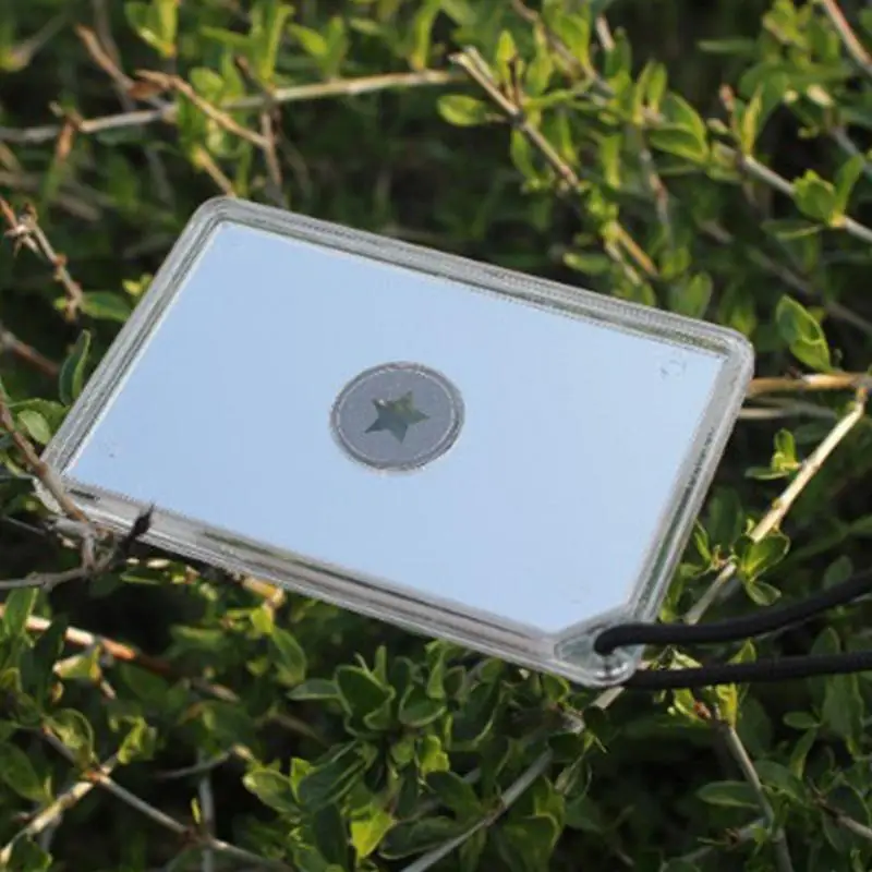 Signal Mirror Survival Signaling Mirror For Outdoor Rescue Outdoor Multifunctional Star Flash Tool Rescue Survival