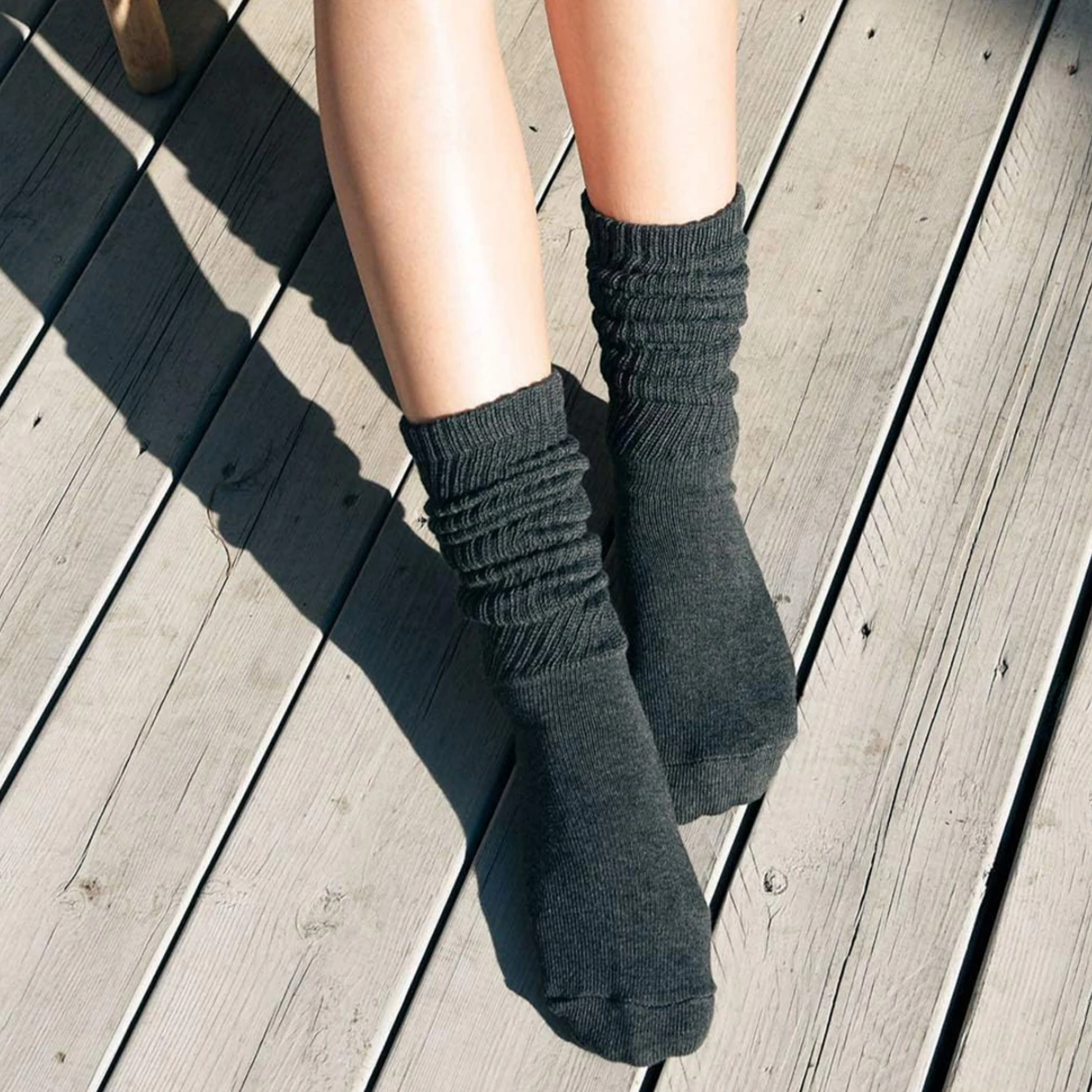 3/6 pairs Women's Fall Winter Slouch Knit Socks Slouchy - Image 4