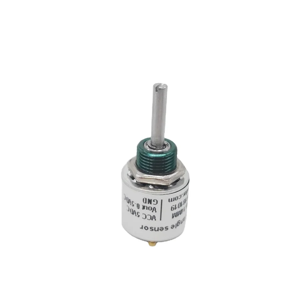

Customized DC5V 12 bit counterclockwise rotation 14mm length shaft hall encoder SSI Angle sensor