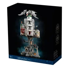  New 76417 believe Bank 4803 Gringotts blocks building Ironbelly dragon stone palace kit gift for grown-up boys fan 