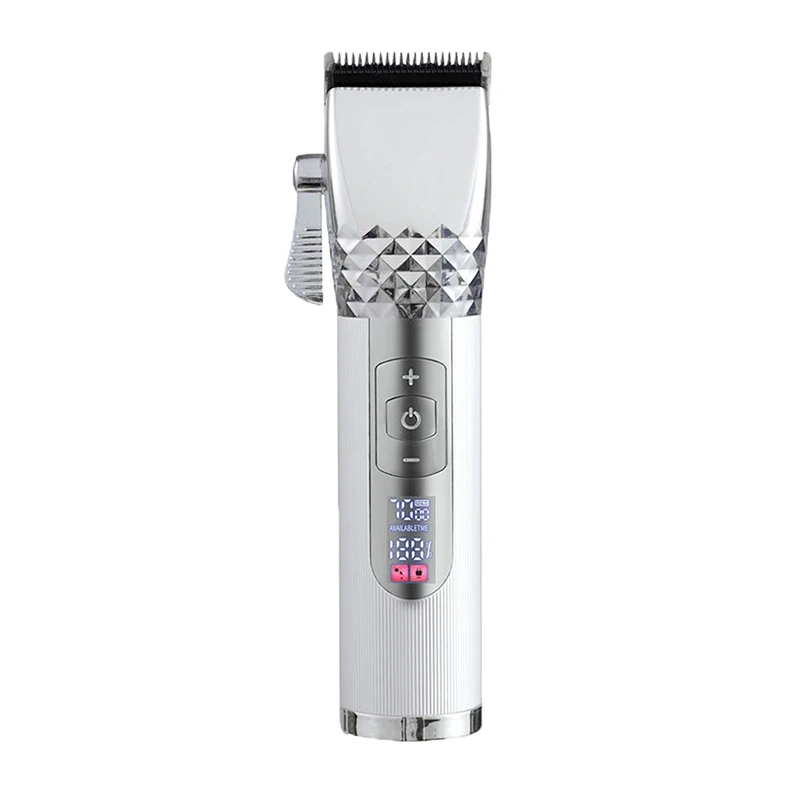 

Professional Hair Trimmer Men Rechargeable Hair Trimmer Cordless Hairtrimmer Silver