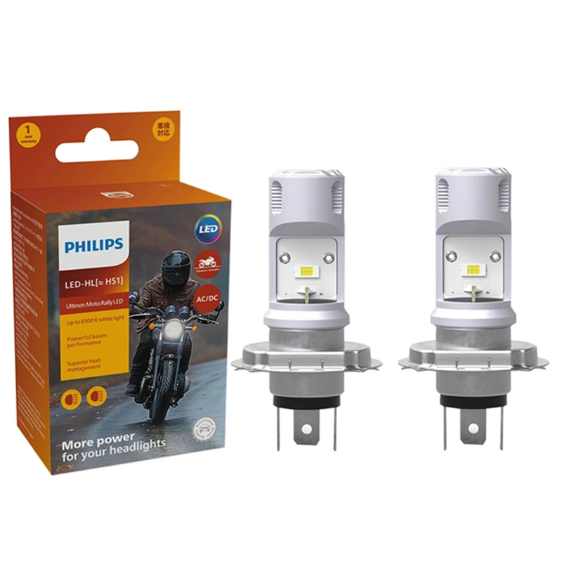 ตัวเลือกสินค้า หลอดไฟ LED สีขาว 6500K สำหรับรถจักรยานยนต์ High Low Beam