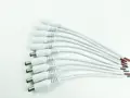 5 Pairs  white