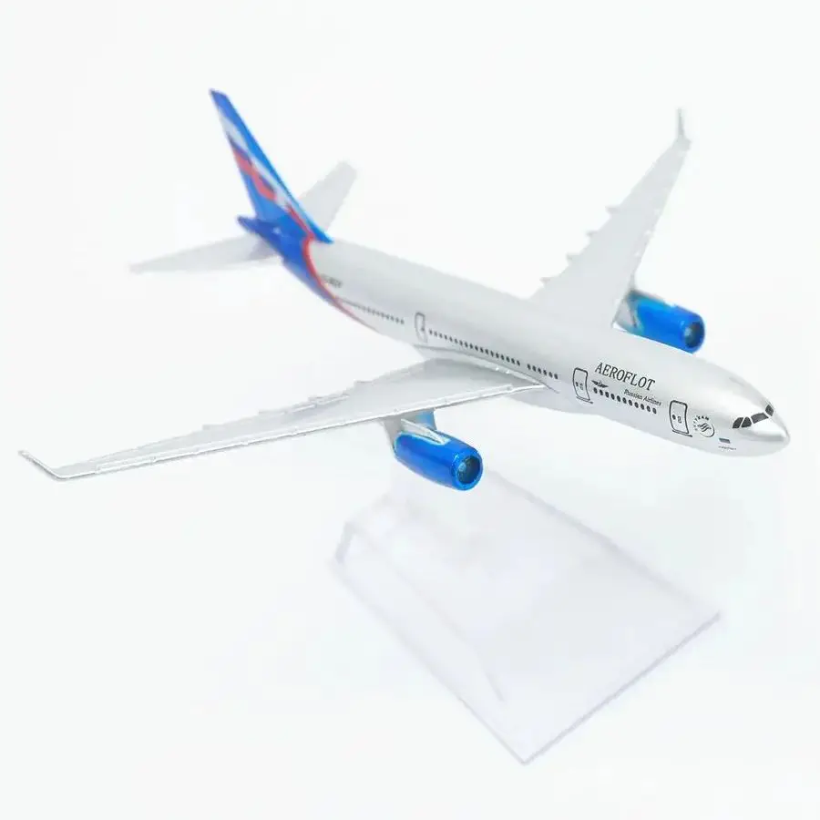 

Масштаб 1:400 RU Аэрофлот A330, копия металлического самолета 15 см, литый под давлением модель самолета, миниатюрная авиационная игрушка в подарок