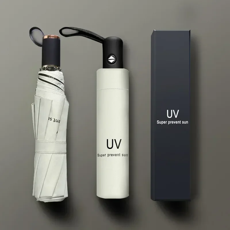 Mini Folding Automatic Umbrella Anti UV Rain Sun Umbrella Fashion Portable Windproof Light Women Men Children Parasol