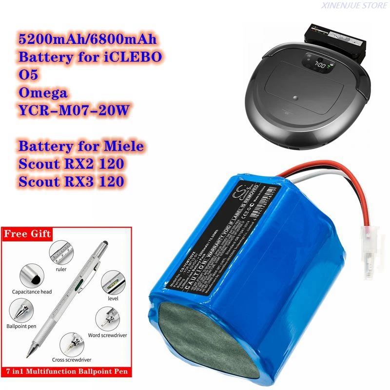 vhbw Batterie compatible avec Miele Scout RX3, RX2 robot électroménager