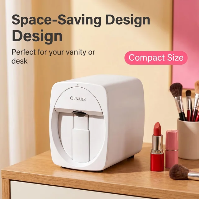 Portable 3D Nail Painting Printer, APP Controlled DIY Nail Art Machine with 1000+ Patterns, Ideal Gift for Girls Ladies, Suitable for Home and Salon Use - Image 5
