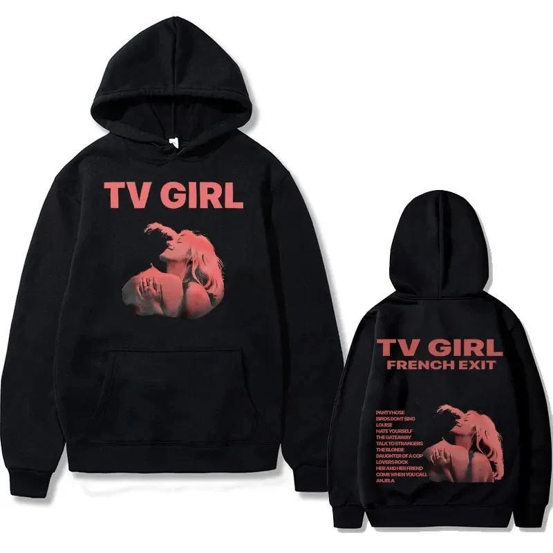 TV Girl Print Hoodies Men Women Casual Fashion Streetwear Oversized Sweatshirts Hoodie Hip Hop Pullovers Tracksuits Man Clothing