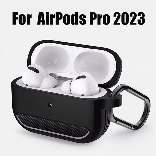 Soft Case For Airpods Pro 2023 Pro 2 Earphone Accessories Carbon Fiber  Cover For AirPods 3 2 1 Pro Pro2 Cases Capa With Keychain - AliExpress