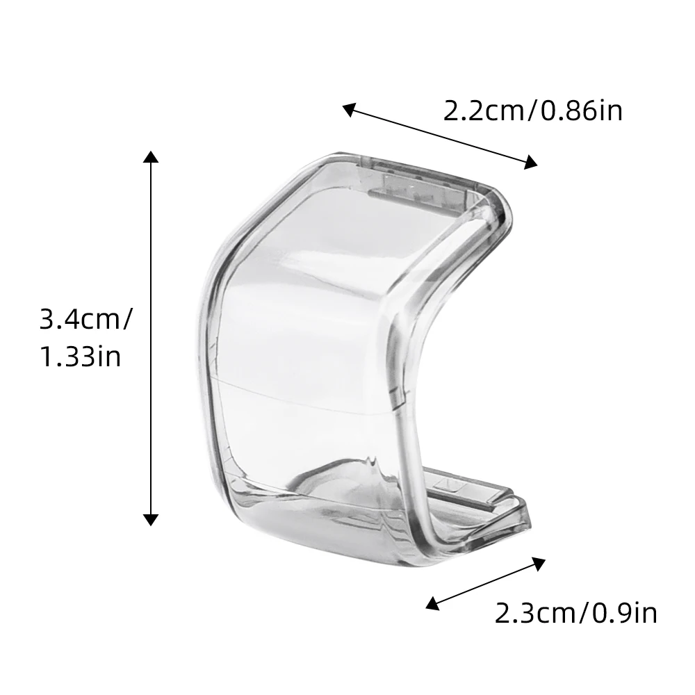 Copriobiettivo Per DJI NEO - Protezione Antigraffio E Antipolvere Per Drone, Nero Trasparente - Foto 8