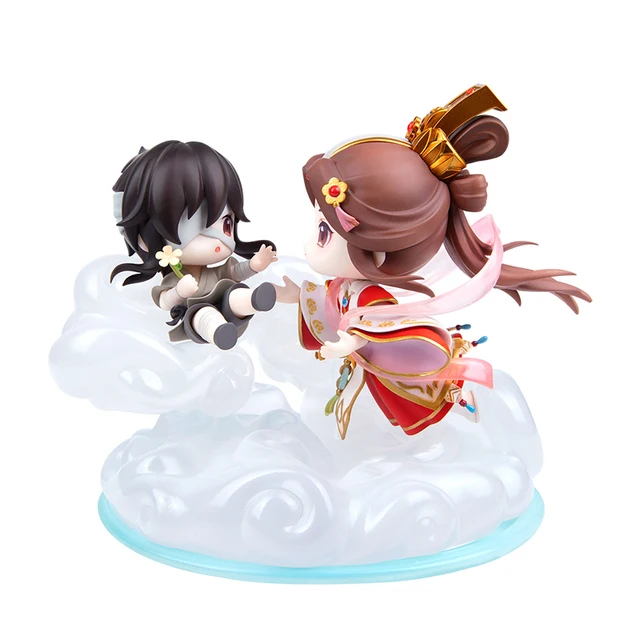 Tian Guan Ci Fu Xie Lian Hua Cheng Stand Acrílico Figura Modelo Do Céu Figuras De Ação Da Bênção