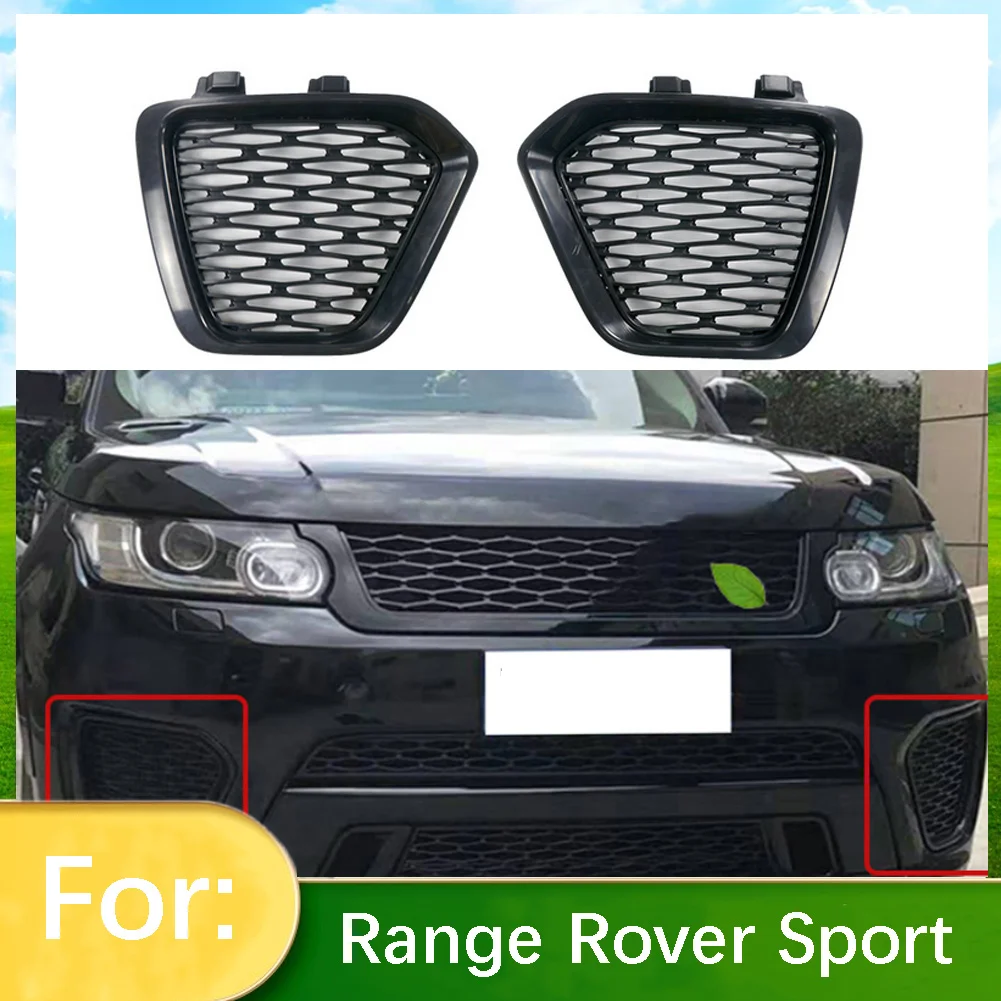 For Land Rover Range Rover Sport Svr L494 2014 2015 2016 2017 Fog Light Cover Grill Vent Mesh Grille Fog Lamp Cover Cap Shell