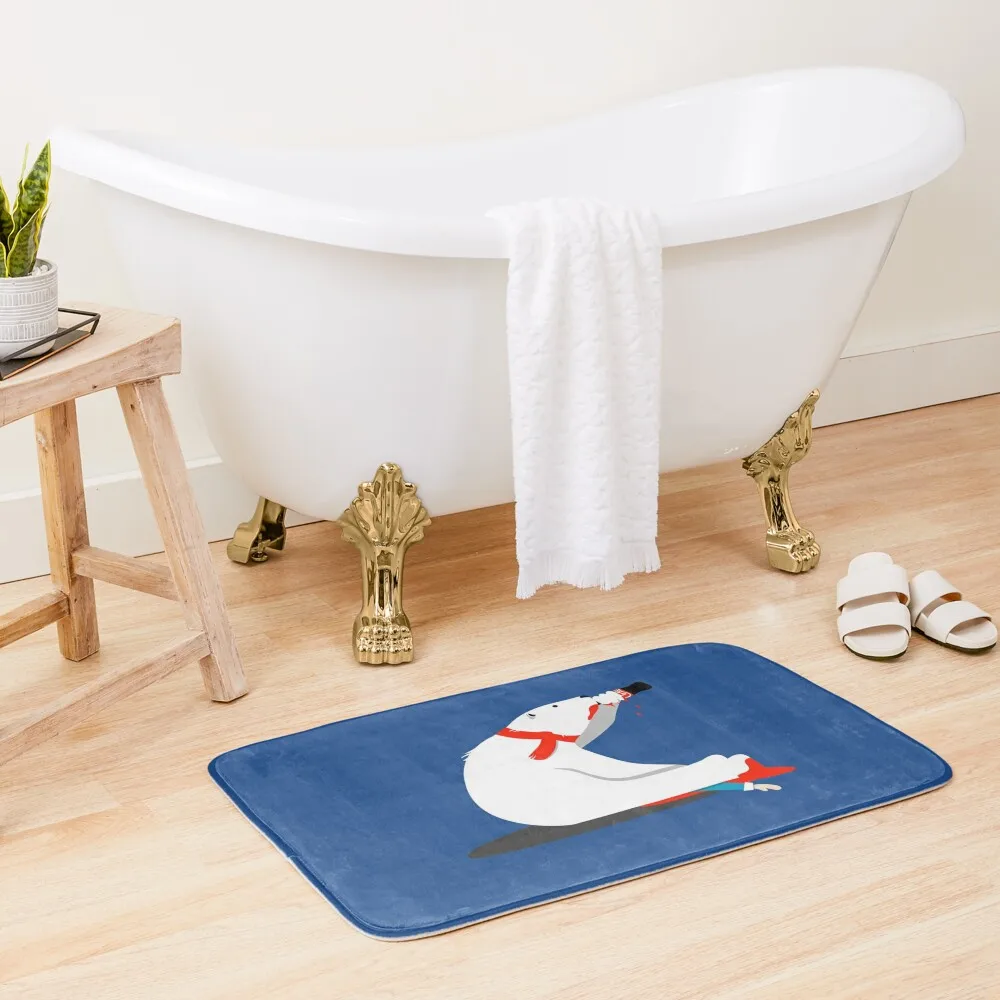 

Don't Feed the Bears Bath Mat Toilet Accessories Bathroom House Interior Entrance Bathtub Carpet Sleeping Room Rugs Mat