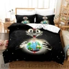 2024 Lil Darkie Bedding Set Single Twin Full Queen King Size Bed Set Adult Kid Bedroom Duvetcover Sets 3D Anime Bed Sheet Set 1
