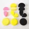 Wholesale Halloween Makeup Beauty Custom Shape Square Face Painting Black Yellow Facial Sponge 1