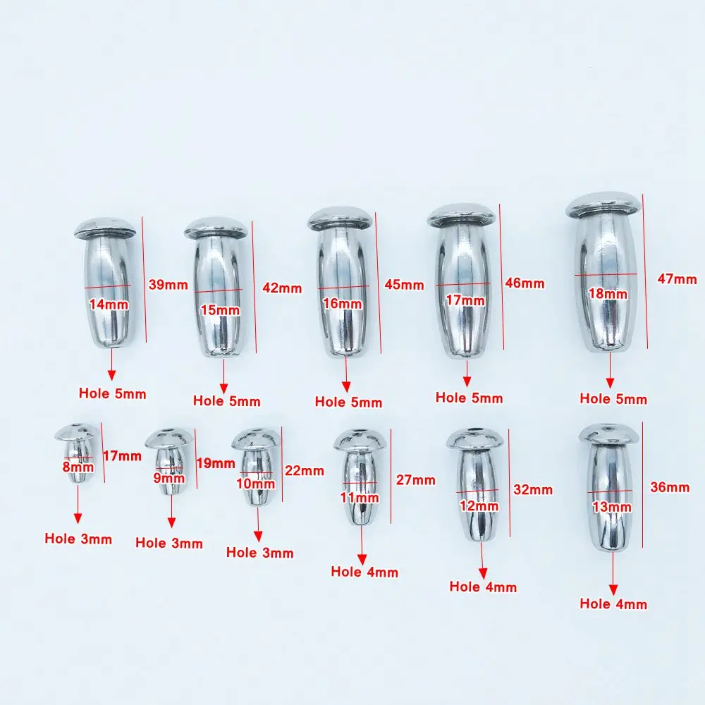 8-18mm Stainless Steel Urethral Catheter Penis Plug Male Masturbator Penis Inserts Stimulation Dilator Chastity Sex Toys