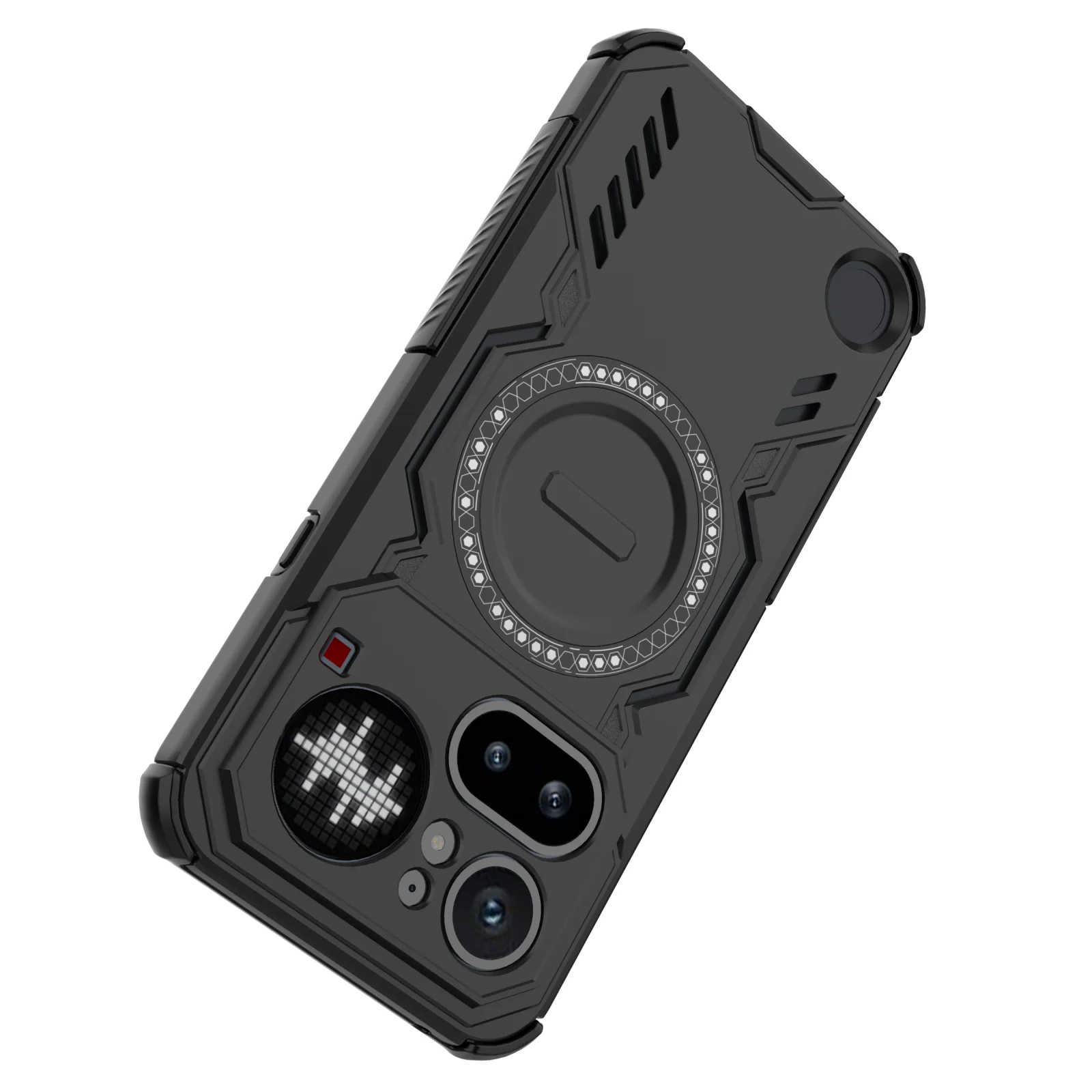Enhanced Heat Dissipation Magnetic Shockproof Case with TPU Frame