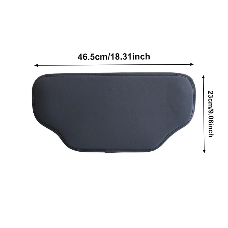 Premium Leather Car Seat Back Protector - Anti-Kick & Scratch-Resistant Mat