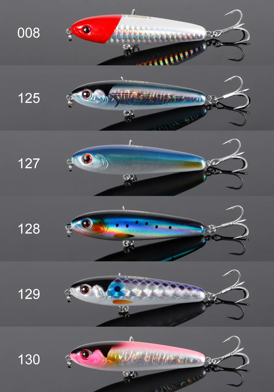 NOEBY Stickbait-Köder 75mm 28g Sinkender Pencil-Köder für Weite Würfe im Salzwasser, Harter Köder für Uferangeln – Detail 3