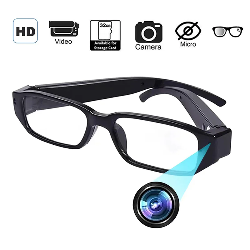 Full HD 1080P Mini telecamera indossabile Audio videoregistratore occhiali  fotocamera per guida esterna occhiali telecamere di sicurezza Sport DVR| |  - AliExpress