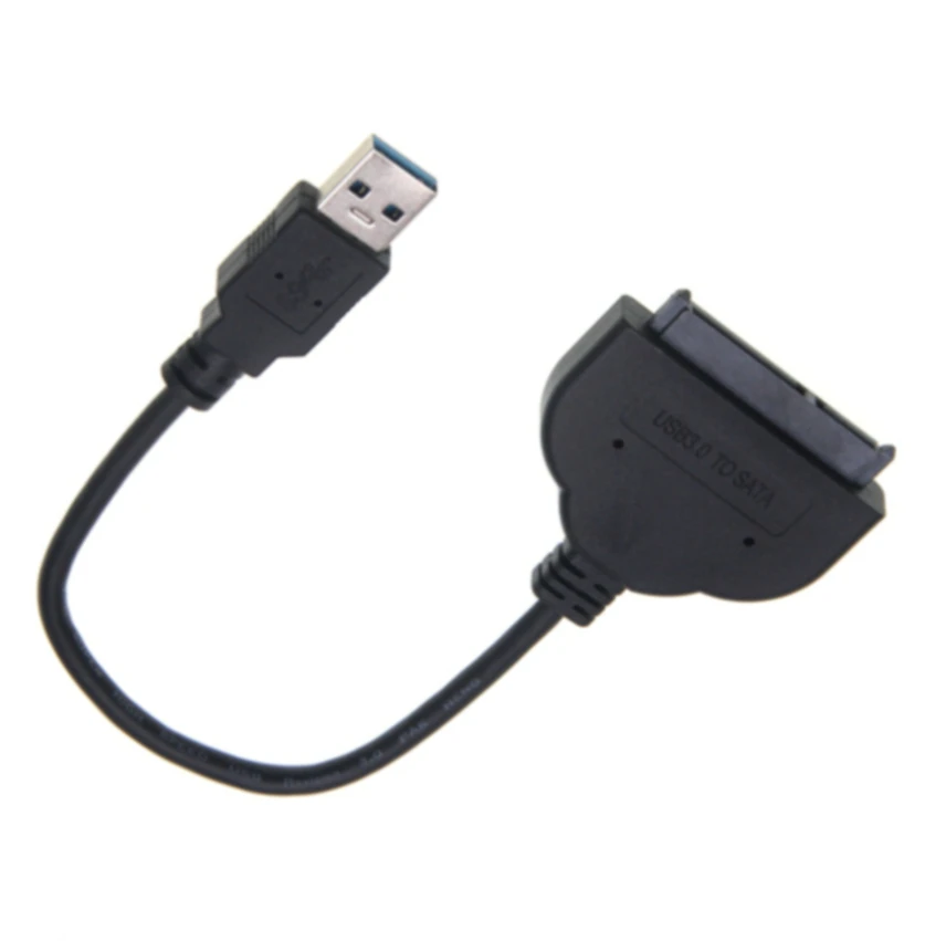 

300 шт. 22-контактный кабель SATA к USB, Переходник USB 2,5 к Sata, шнур-конвертер для 2,5-дюймового внешнего HDD SSD для ПК, компьютера